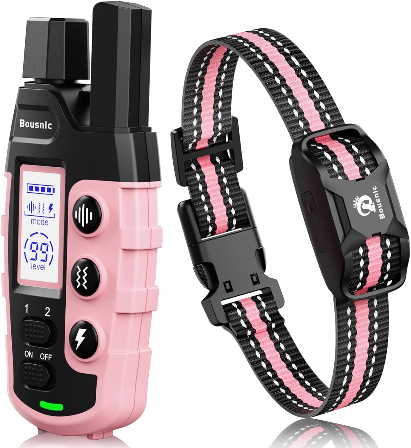 Bousnic Dog Shock Collar - Effective Training for Small to Large Dogs